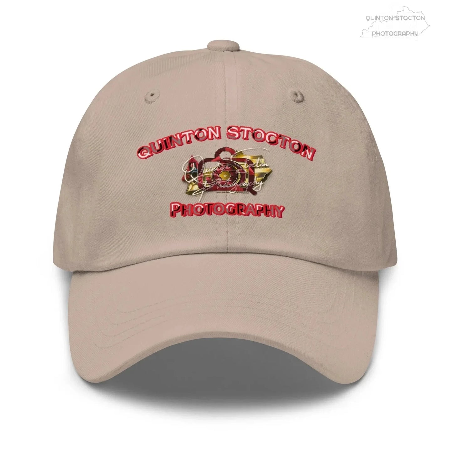 Printful Quinton Stocton Photography DTFlex Logo Hat - Adjustable Cotton Twill - Apparel & Accessories > Clothing Accessories > Hats > Baseball Caps Hat-