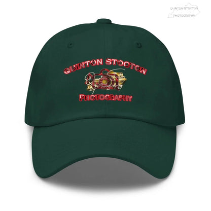 Printful Quinton Stocton Photography DTFlex Logo Hat - Adjustable Cotton Twill - Apparel & Accessories > Clothing Accessories > Hats > Baseball Caps Hat-