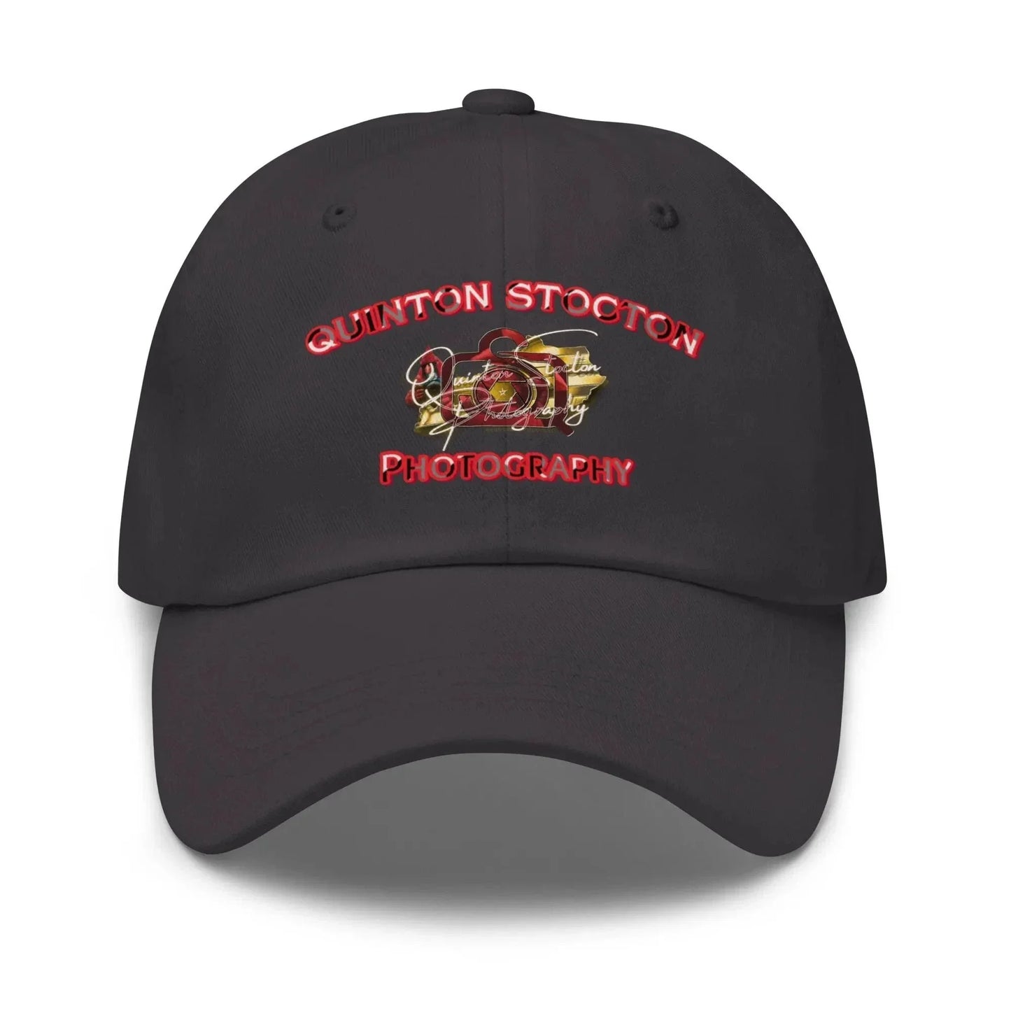 Printful Quinton Stocton Photography DTFlex Logo Hat - Adjustable Cotton Twill - Apparel & Accessories > Clothing Accessories > Hats > Baseball Caps Hat-