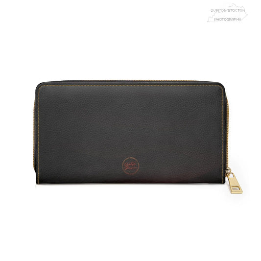 Vegan Leather - “Digital Artisan Elite” Zipper Wallet for Creators and Business Travelers by Quinton Stocton Photography