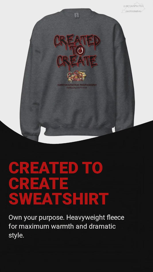 Quinton Stocton Photography Created To Create DTFlex Sweatshirt